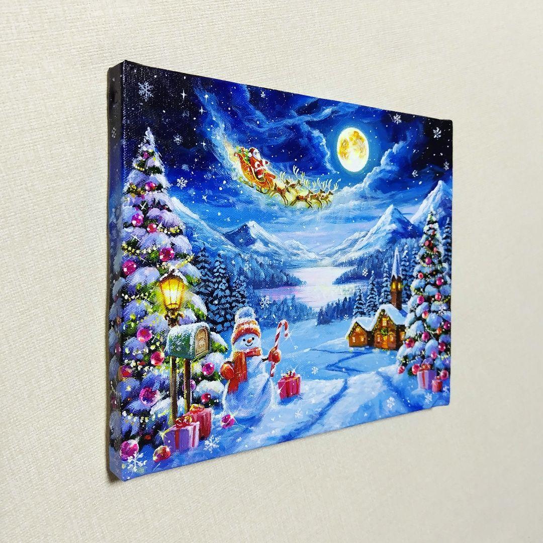 く*ら様 【至福のひととき】アクリル画 F3 風景画 絵画