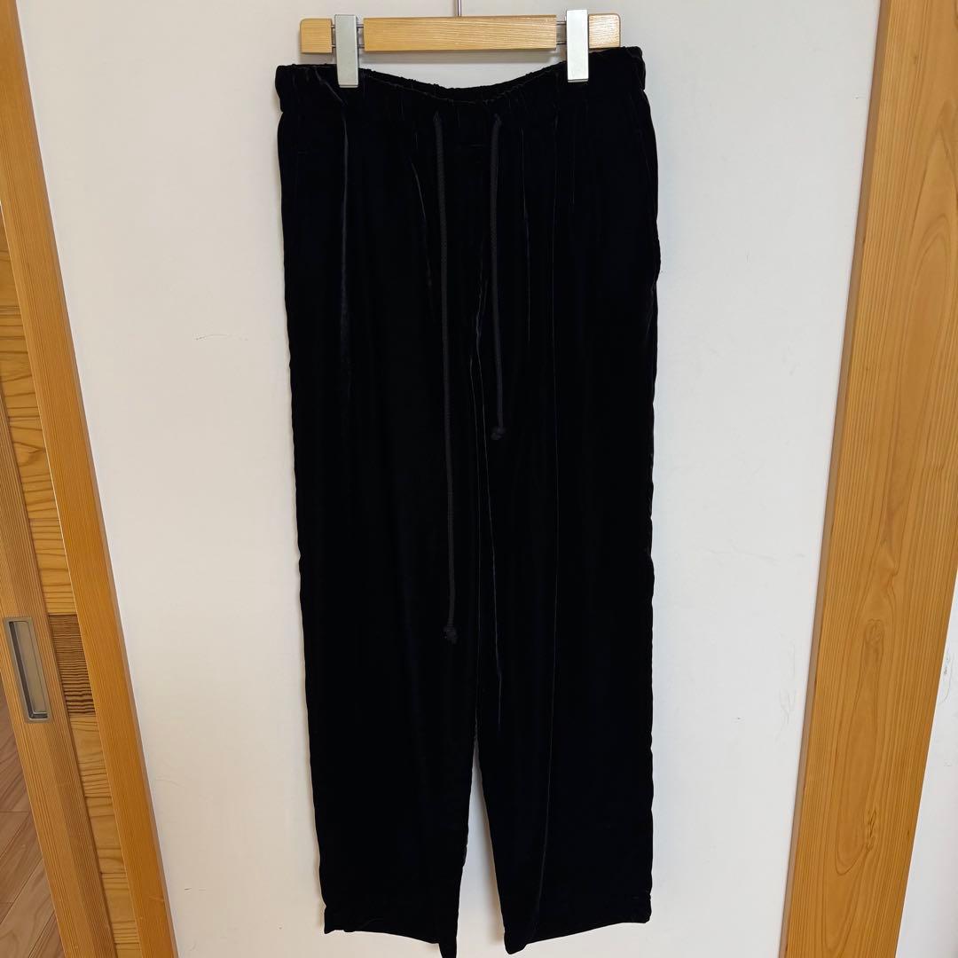 wirrow ベルベットドローストリングパンツ 2