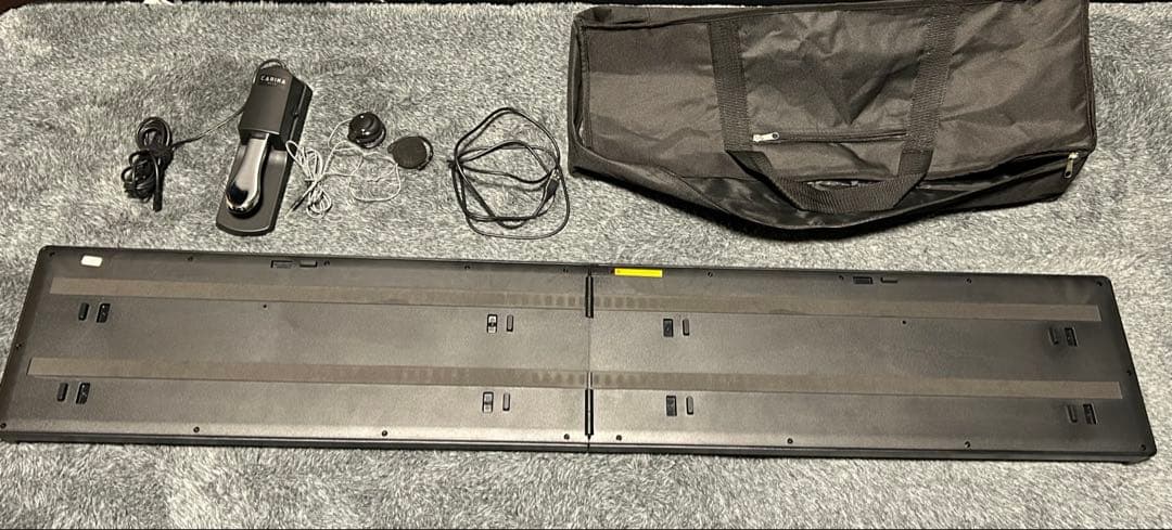 [美品] Carina 折りたたみ 電子ピアノ 光る鍵盤 88鍵盤