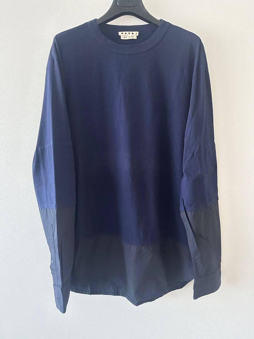 MARNI ハイブリッドロングスリーブカットソー