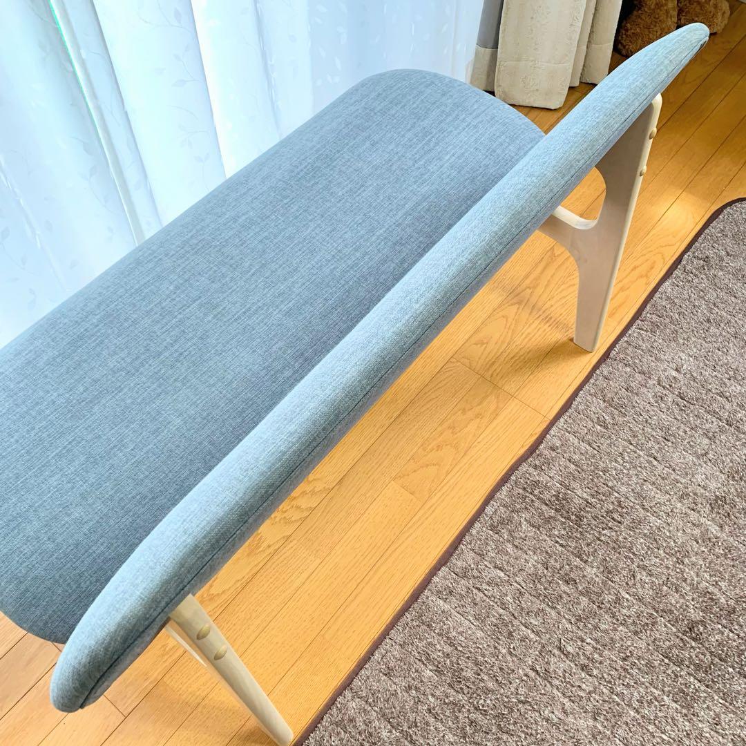 人気　ニトリ　リラックスワイド　傷・汚れに強いリビングダイニング2人掛けチェア