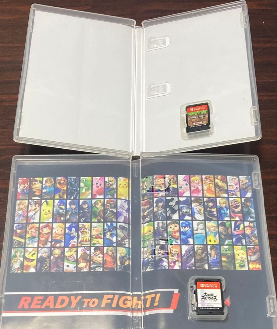R　スマブラ　マイクラ　Nintendo Switchカセット2本セット