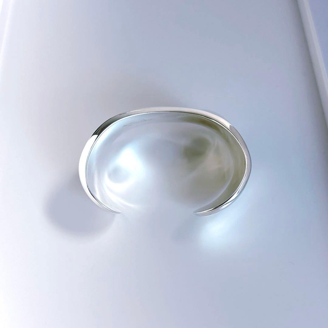 【美品】ティファニー　エルサペレッティ　ボーンカフ　シルバー