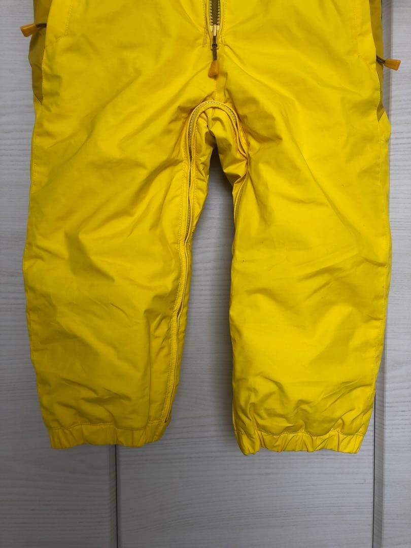 mont-bell モンベル キッズ スノーウェア スキーウェア黄色 100cm