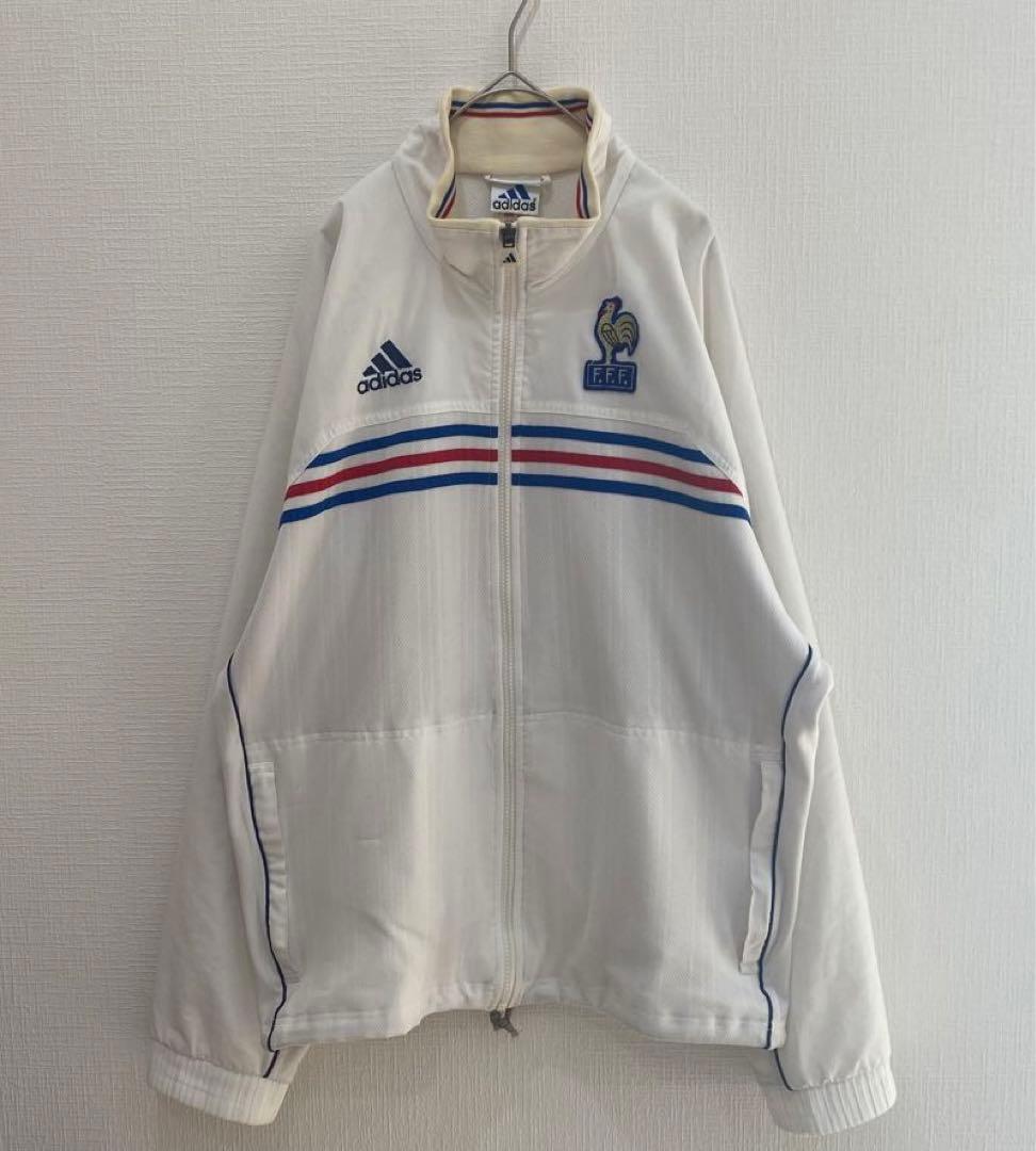 極稀少 フランス代表 adidas／トラックトップ 異素材