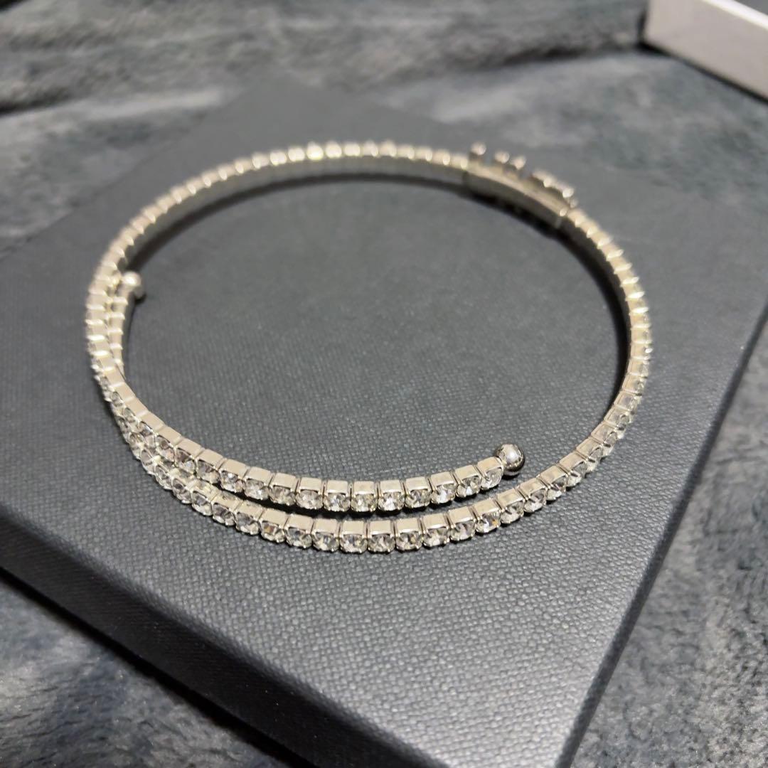 【専用ページ】MiuMiu クリスタルネックレスチョーカー ミュウミュウ