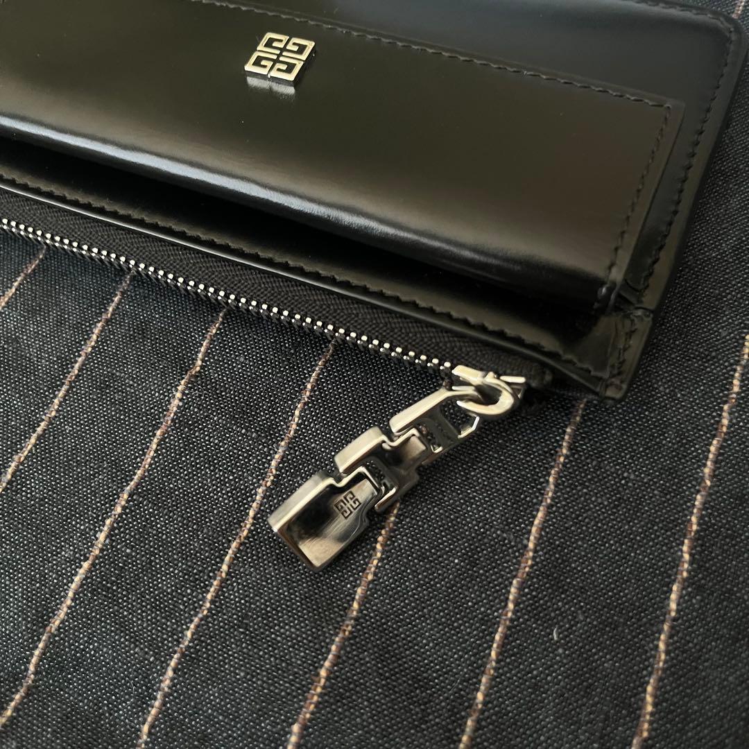【美品】GIVENCHY ブラック カードホルダー　キーチェーン　財布