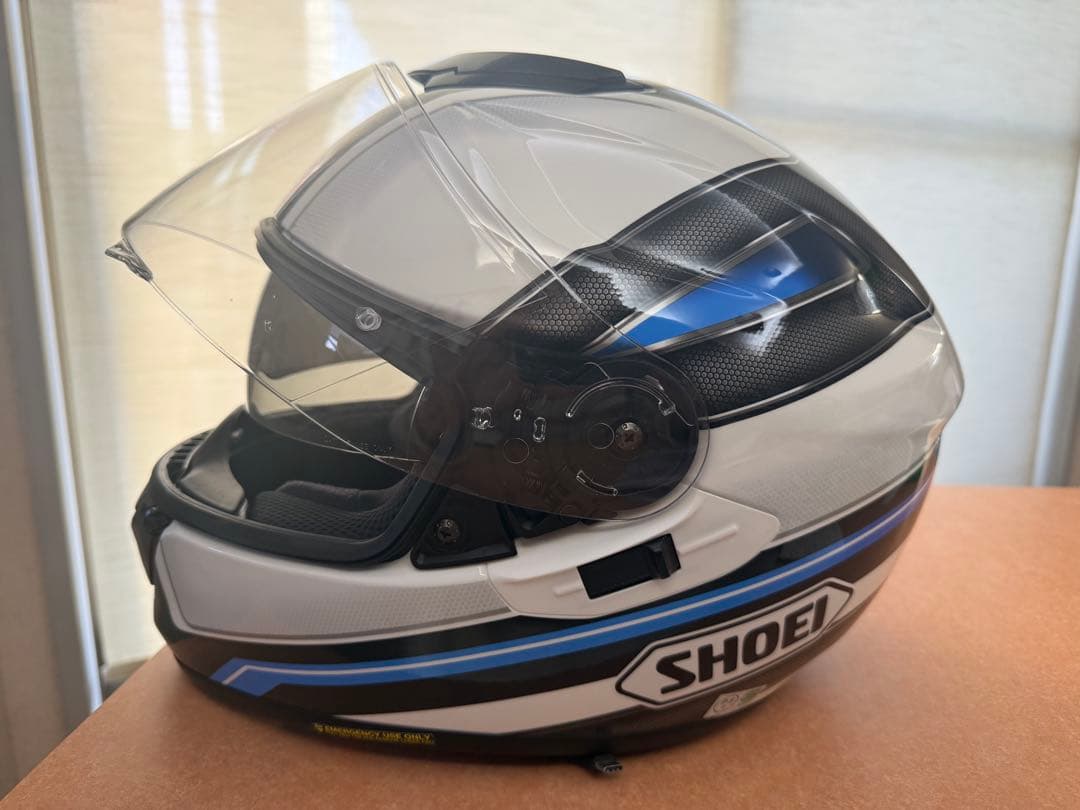 SHOEI フルフェイスヘルメット ブラック/ホワイト/ブルー　GT-Ａir