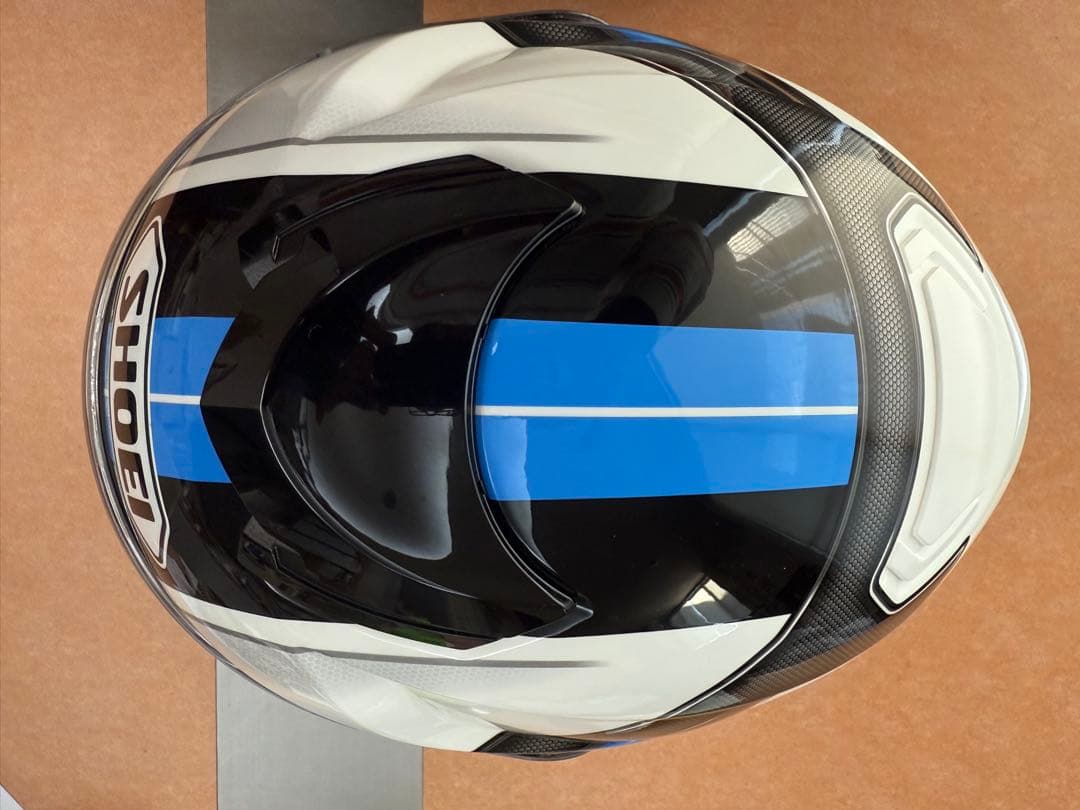 SHOEI フルフェイスヘルメット ブラック/ホワイト/ブルー　GT-Ａir