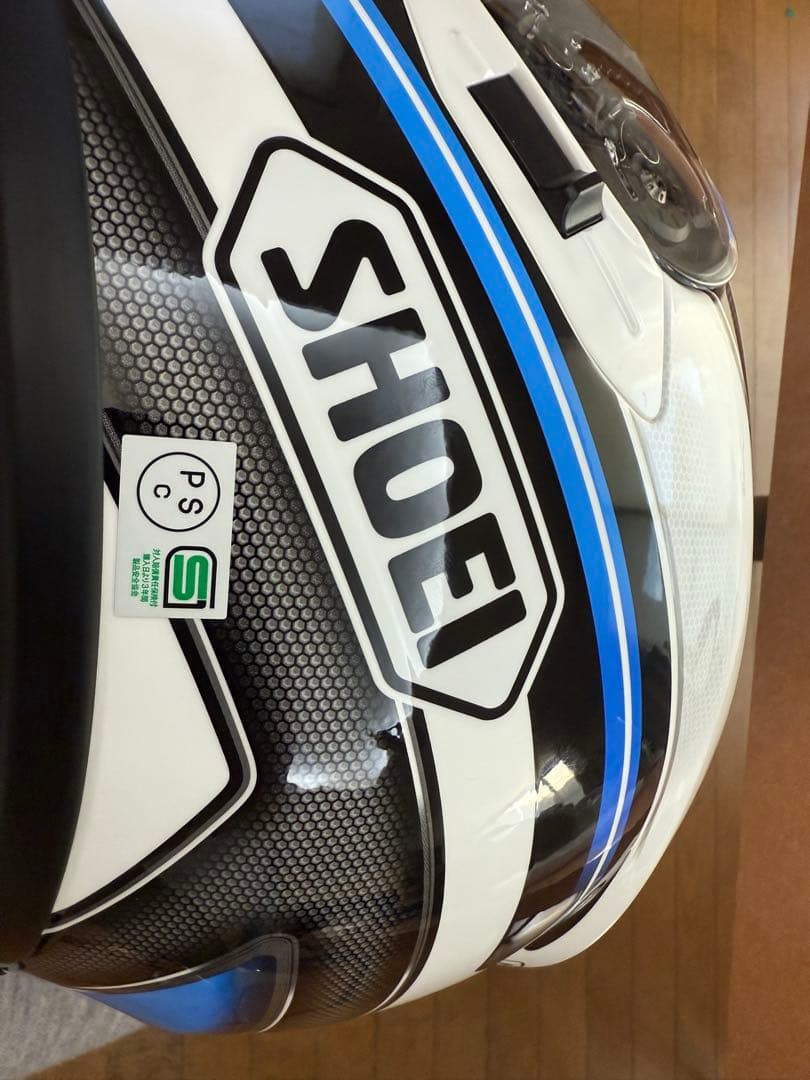 SHOEI フルフェイスヘルメット ブラック/ホワイト/ブルー　GT-Ａir