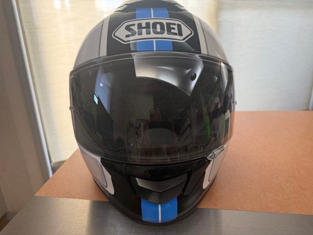 SHOEI フルフェイスヘルメット ブラック/ホワイト/ブルー　GT-Ａir