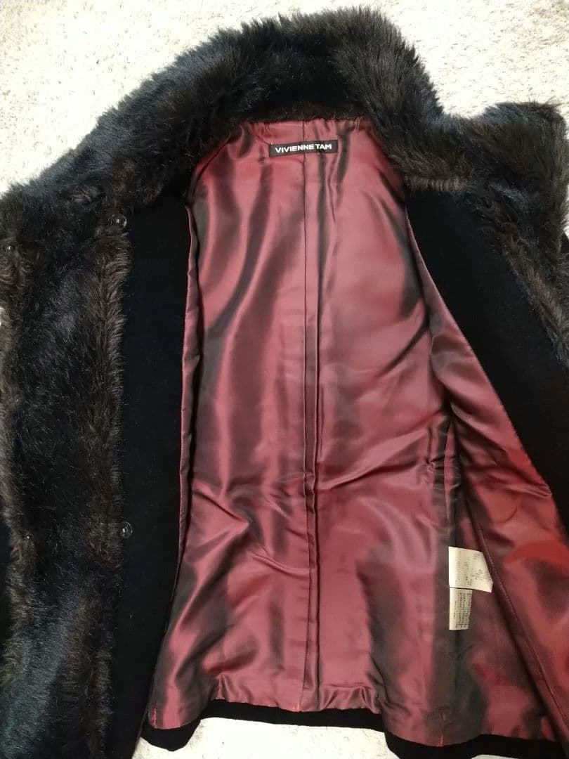 VIVIENNE TAM アンゴラ混 ショートコート サイズ1