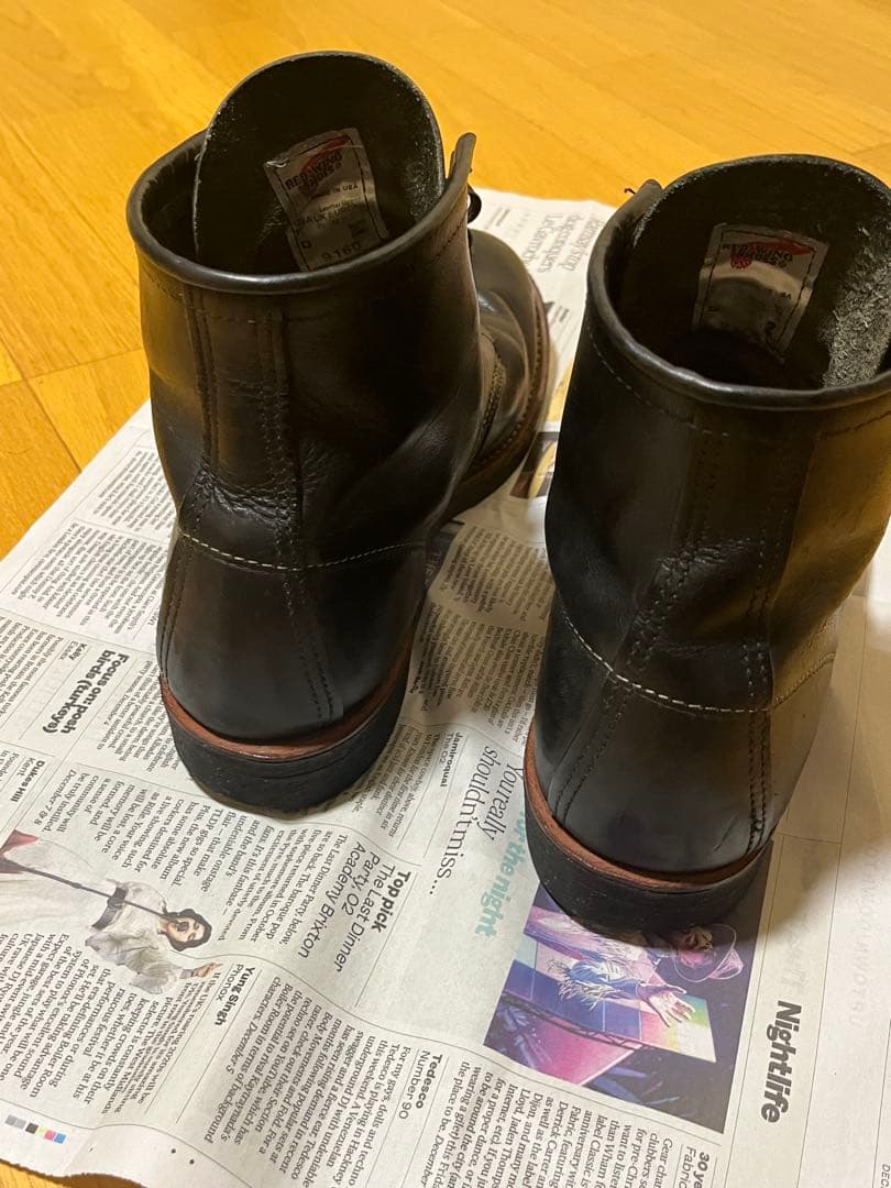 【廃盤】Red Wing レッドウィング 9160 黒 ブラック 27.5cm