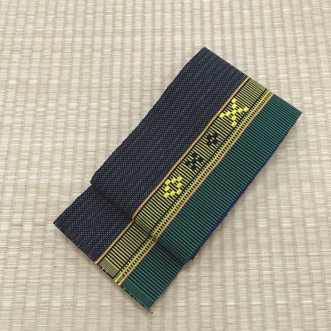八重山みんさー織 半巾帯 伝統織物