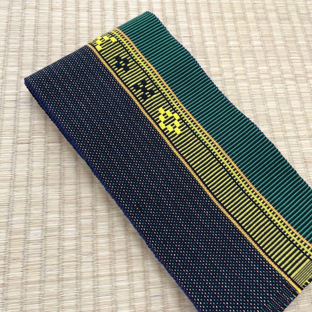 八重山みんさー織 半巾帯 伝統織物