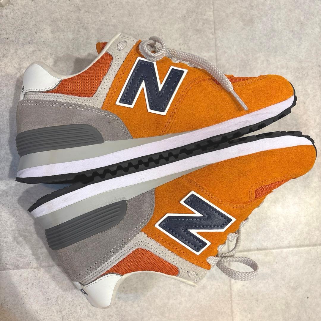 NB 574 Amazon限定色？　オレンジ　23.5cm