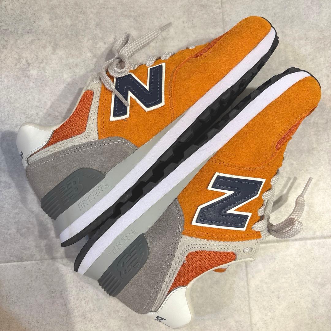 NB 574 Amazon限定色？　オレンジ　23.5cm