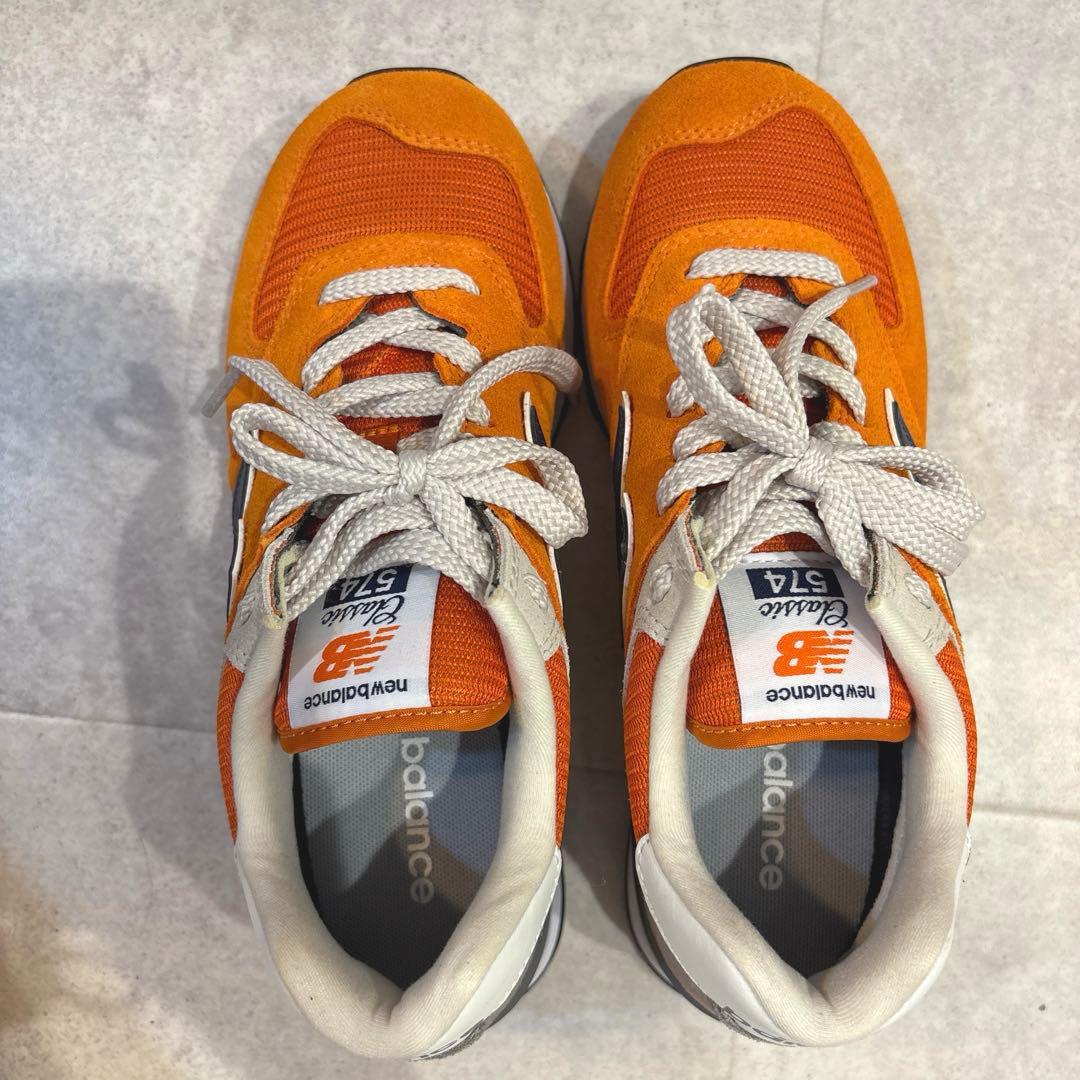 NB 574 Amazon限定色？　オレンジ　23.5cm