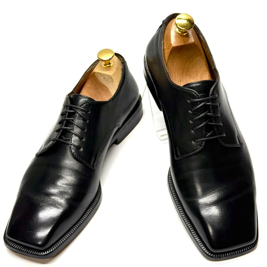 LOUIS VUITTON プレーントゥ モード スクエアトゥ イタリア製 本革