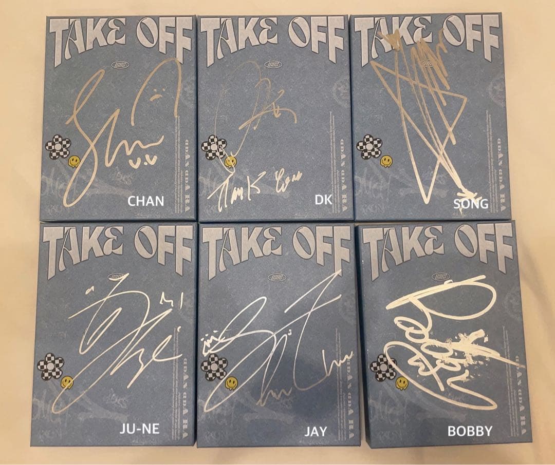 iKON TAKE OFF サイン全員分セット