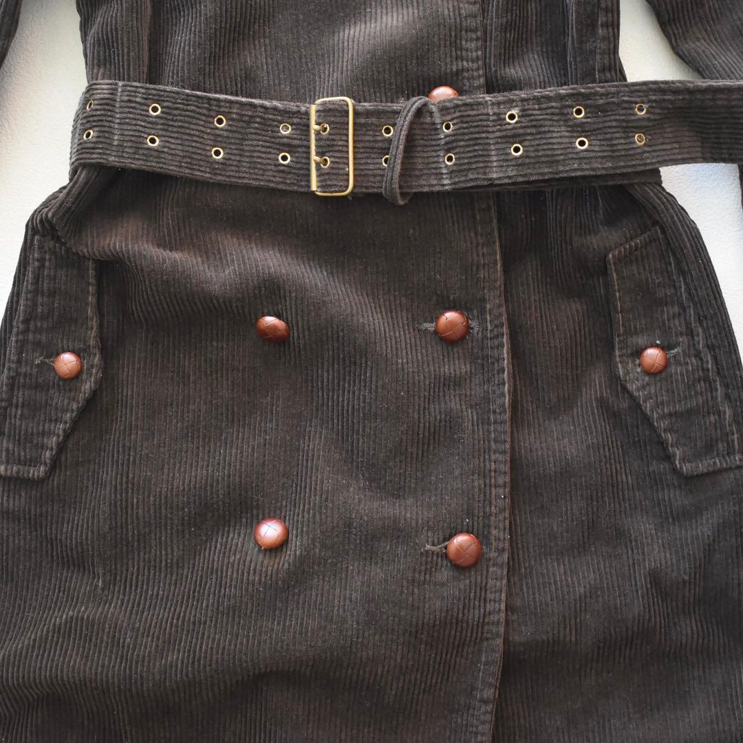 ビンテージRalphLauren ラルフローレン コーデュロイ トレンチコート