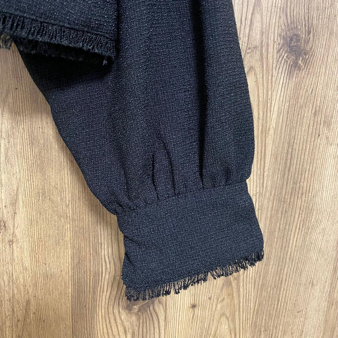 ❣️タイムセール❣️Eimee Law ツイードクロップドジャケット ブラック