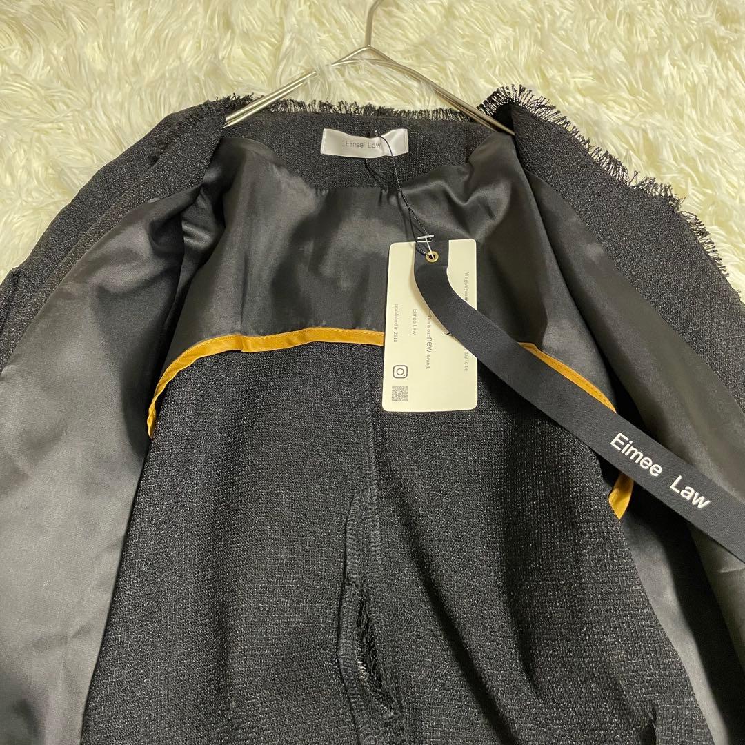 ❣️タイムセール❣️Eimee Law ツイードクロップドジャケット ブラック