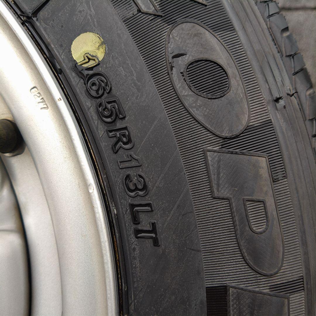 トヨタ 13インチ 鉄ホイール ＆ タイヤ 4本 4穴 トヨエース タウンエース