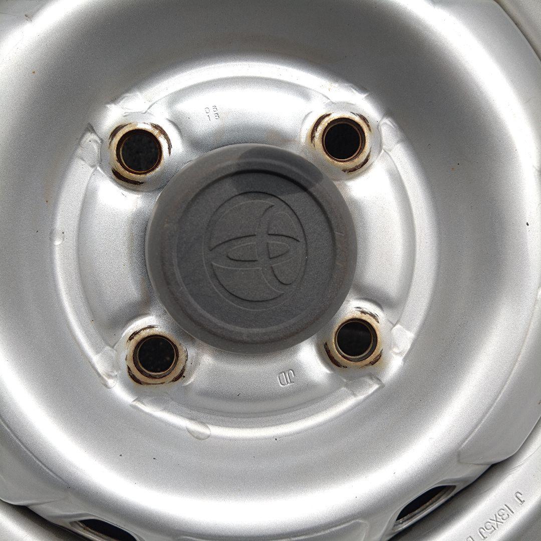 トヨタ 13インチ 鉄ホイール ＆ タイヤ 4本 4穴 トヨエース タウンエース