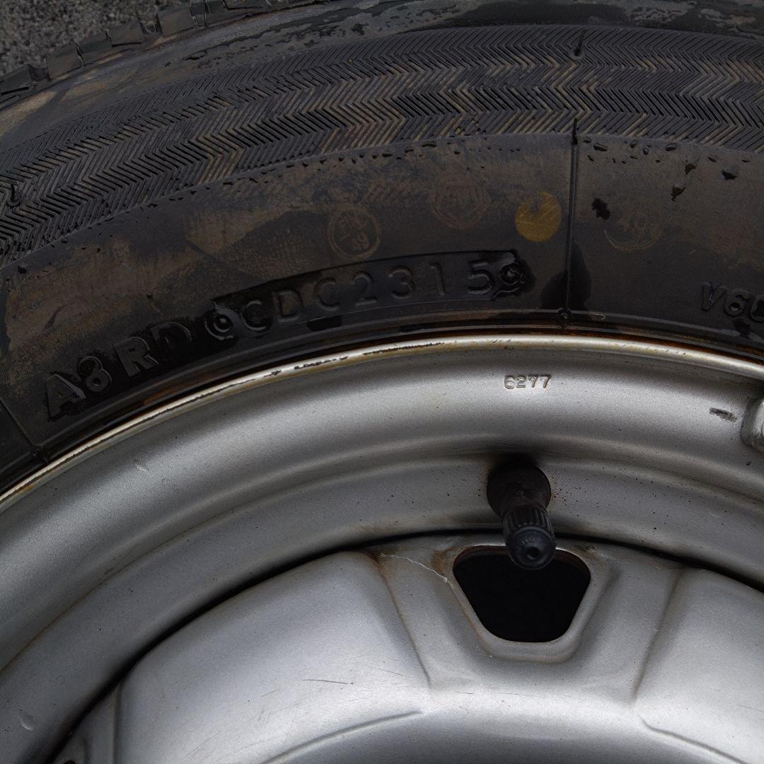 トヨタ 13インチ 鉄ホイール ＆ タイヤ 4本 4穴 トヨエース タウンエース