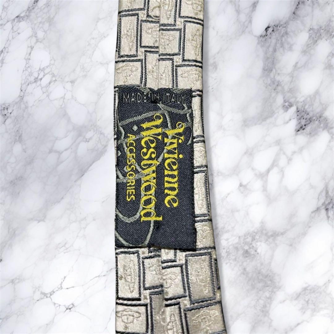 Vivienne Westwood 幾何学模様 ネクタイ オーブ