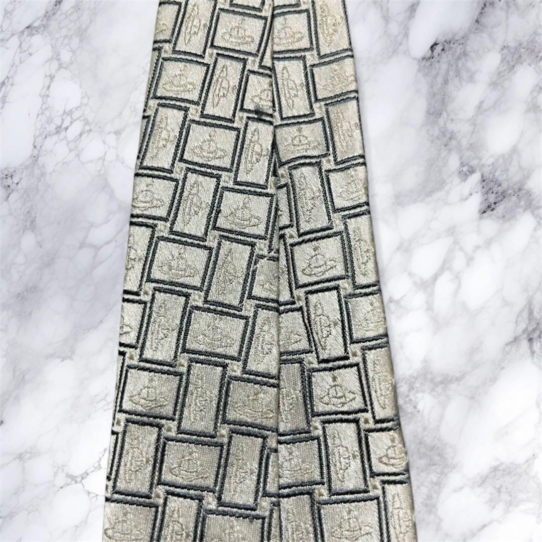 Vivienne Westwood 幾何学模様 ネクタイ オーブ