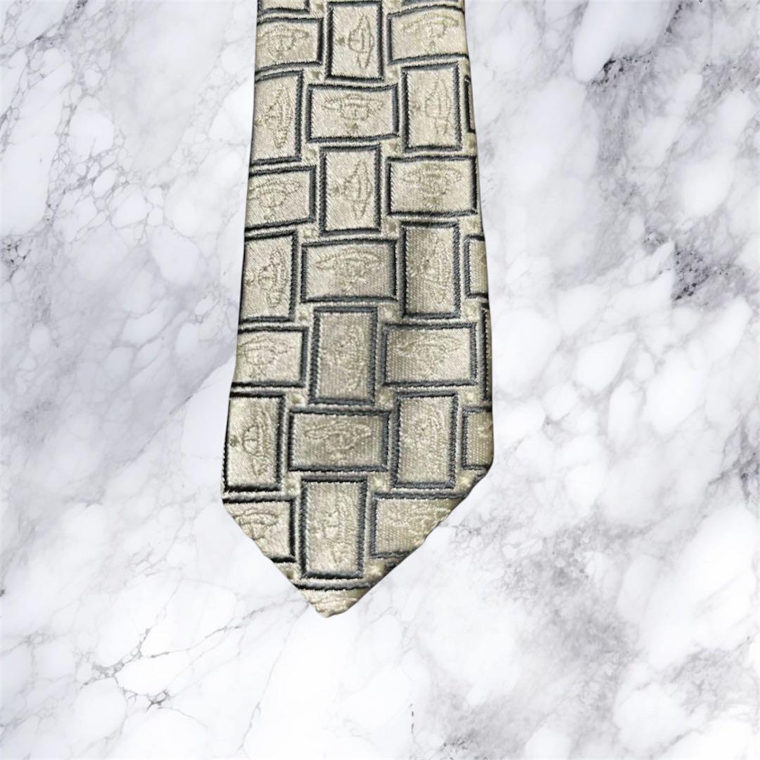 Vivienne Westwood 幾何学模様 ネクタイ オーブ