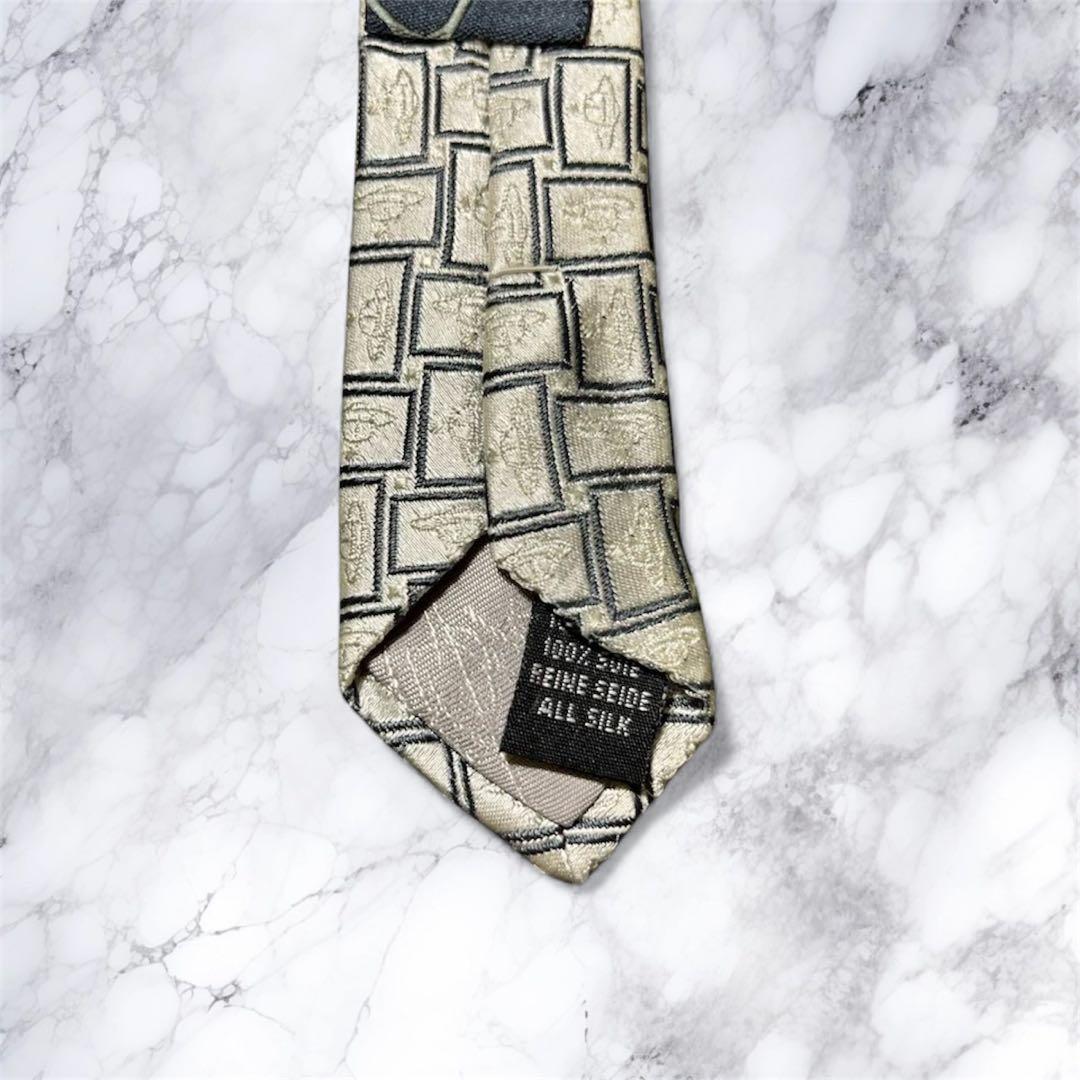 Vivienne Westwood 幾何学模様 ネクタイ オーブ