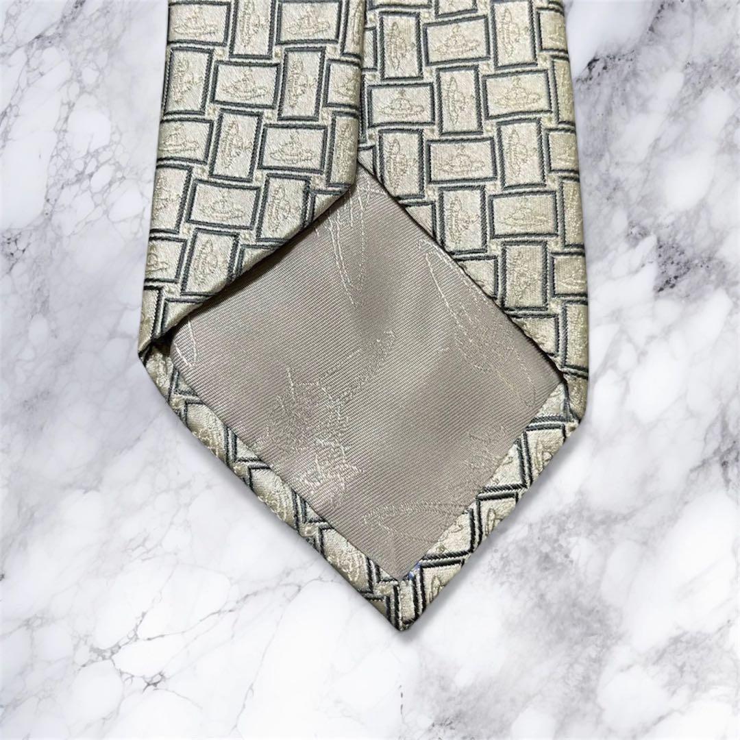 Vivienne Westwood 幾何学模様 ネクタイ オーブ