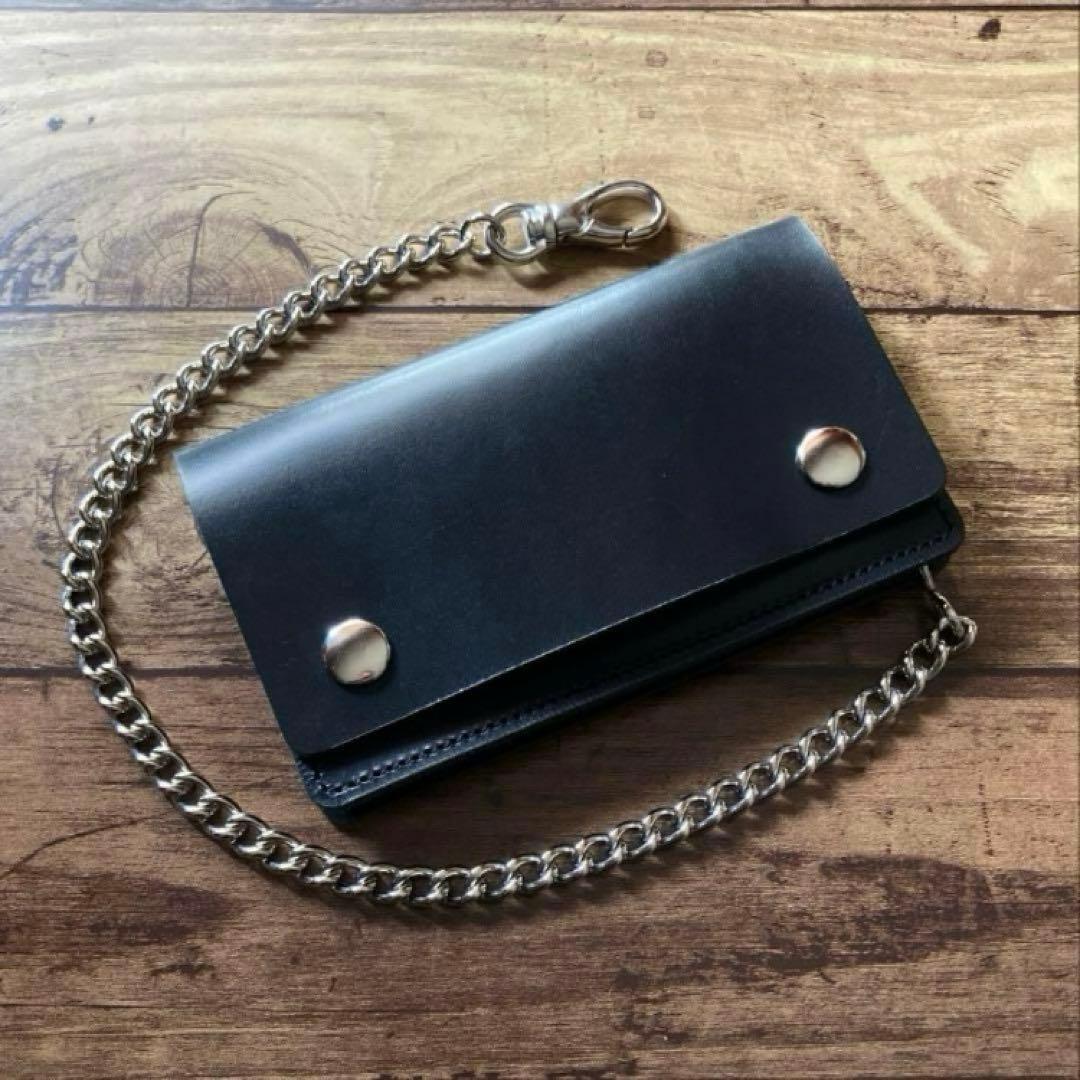 【ガボール】イタリアンレザー トラッカーウォレット6インチ（ミドル）