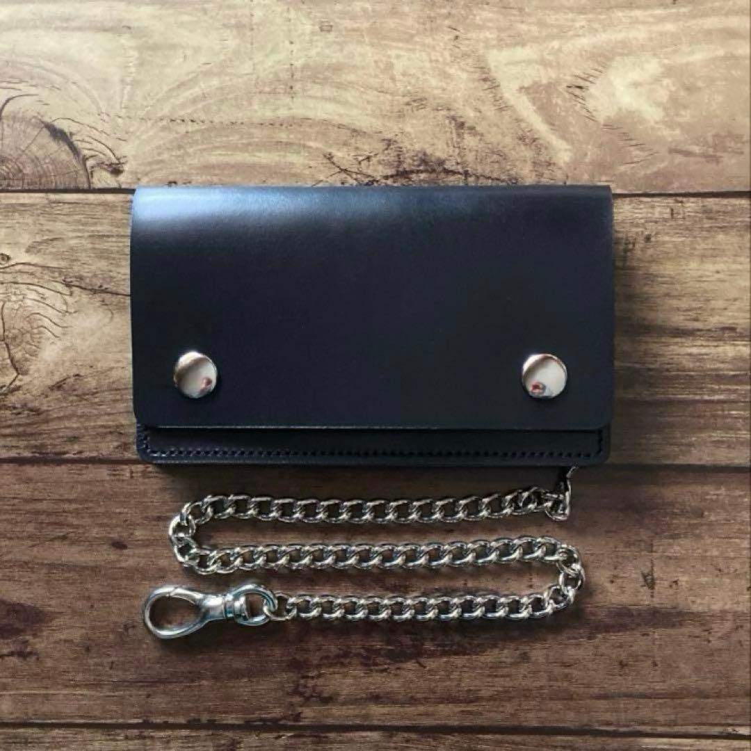 【ガボール】イタリアンレザー トラッカーウォレット6インチ（ミドル）