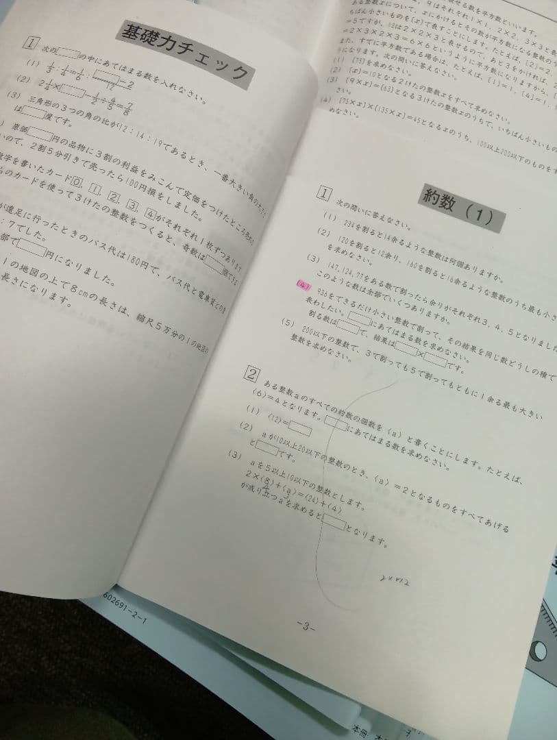 サピックス　6年算数デイリー/春/夏/冬/土特/日特 2025年受験中古