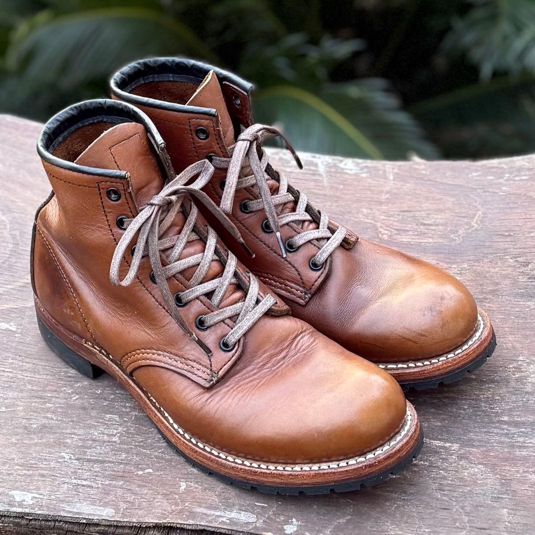 ハーフソール新品交換済み　レッドウィング　旧ベックマン　9016 シガーフェザー