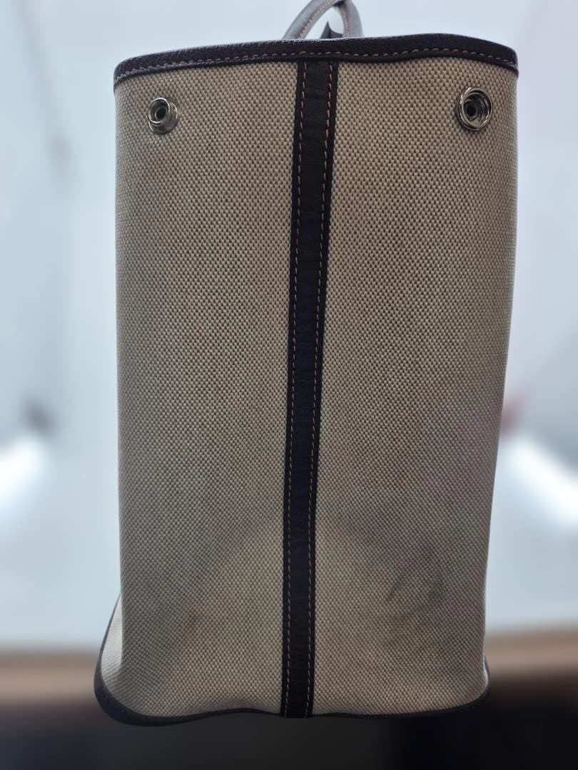 エルメス ガーデンパーティ PM（キャンバス×レザー） トートバッグ