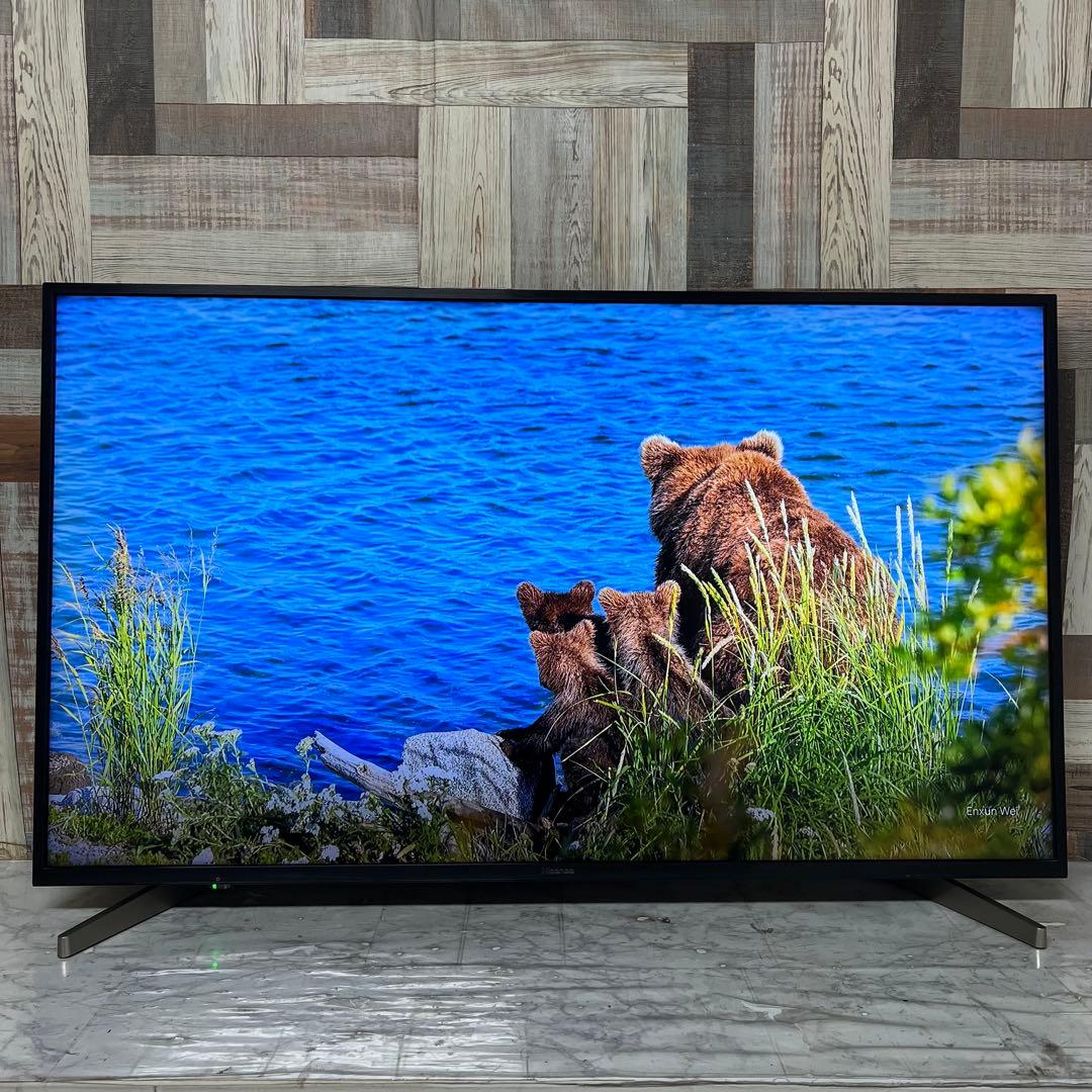 即日受渡❣️全国送料込ハイセンス50型4K液晶テレビWチューナー外付けHDD録画