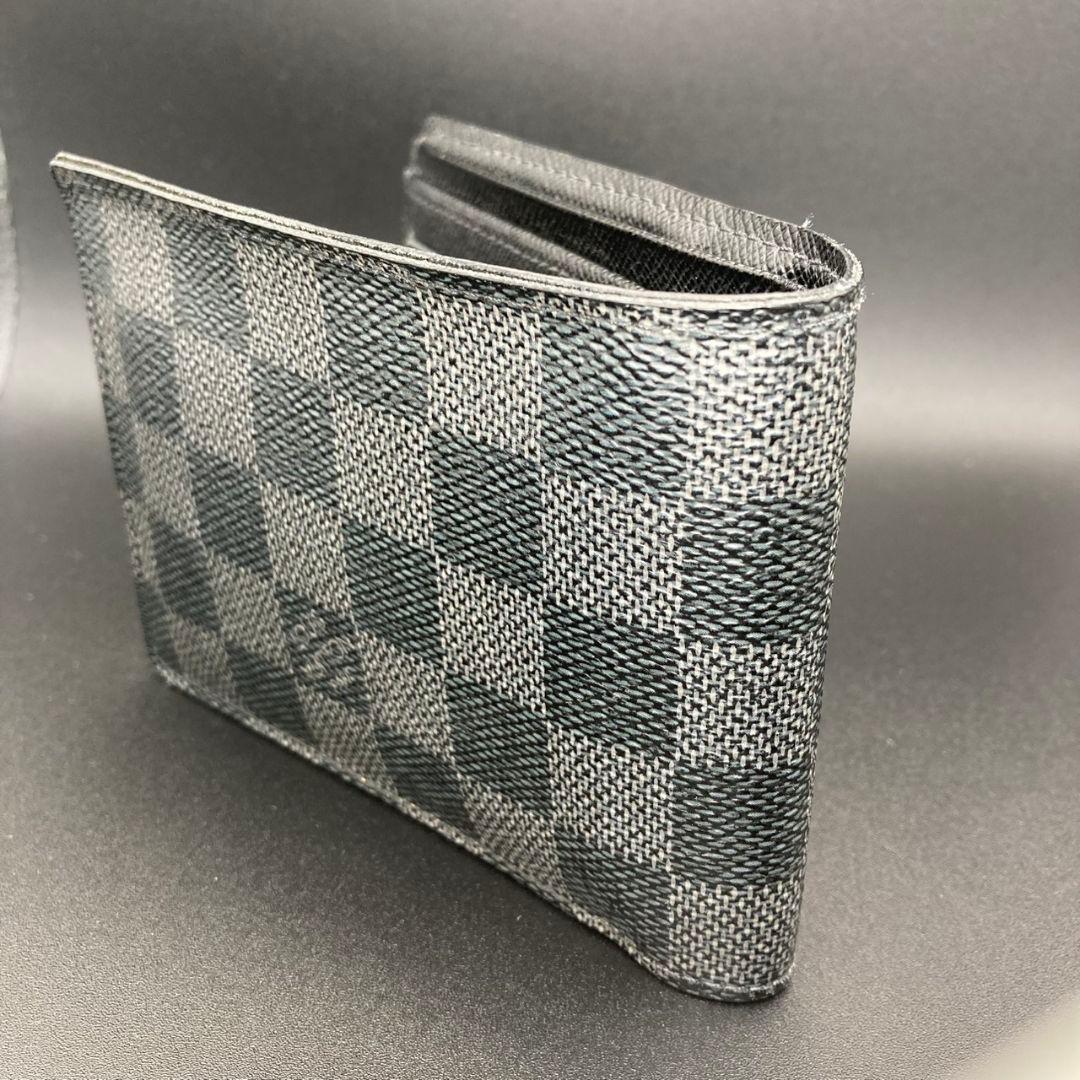 ✨美品✨LOUIS VUITTON ダミエ ブラック 二つ折り財布
