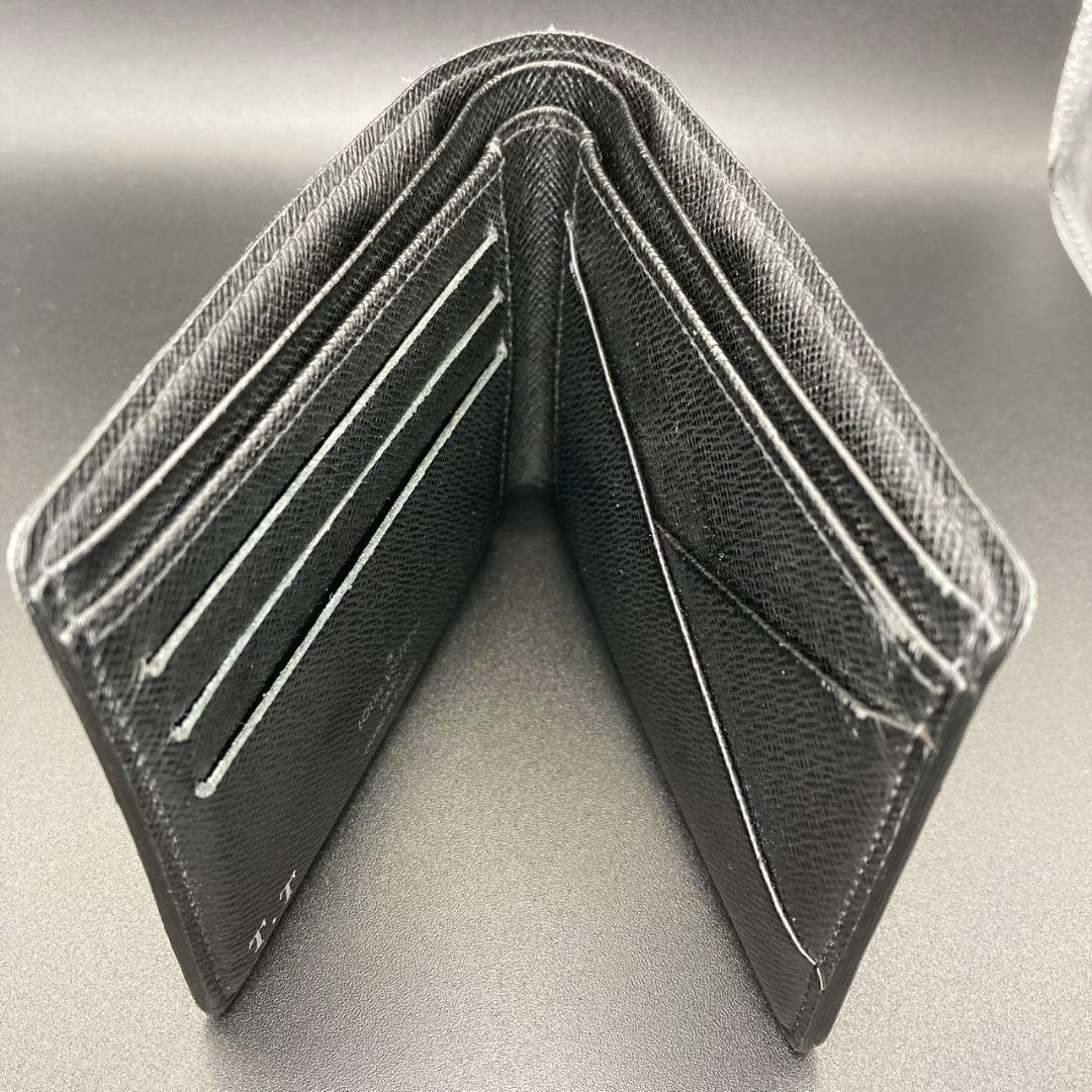 ✨美品✨LOUIS VUITTON ダミエ ブラック 二つ折り財布