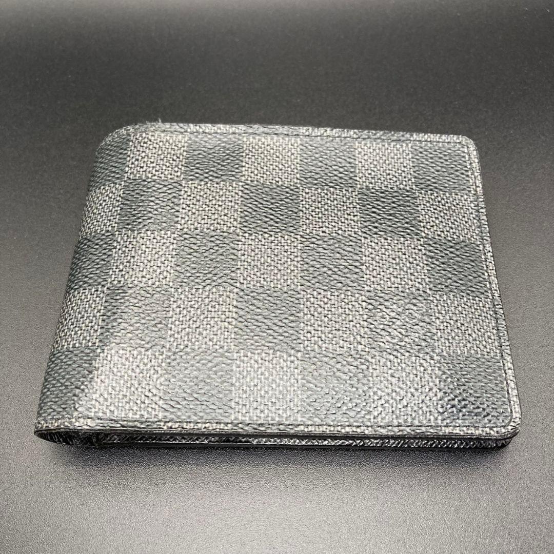 ✨美品✨LOUIS VUITTON ダミエ ブラック 二つ折り財布