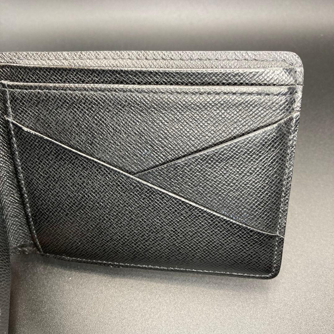 ✨美品✨LOUIS VUITTON ダミエ ブラック 二つ折り財布