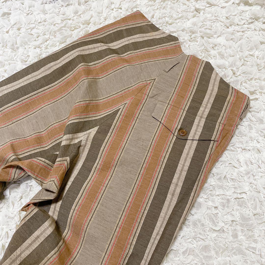 新品 ヴィヴィアン ウエストウッド レッドレーベル リネン サルエルパンツ 派手