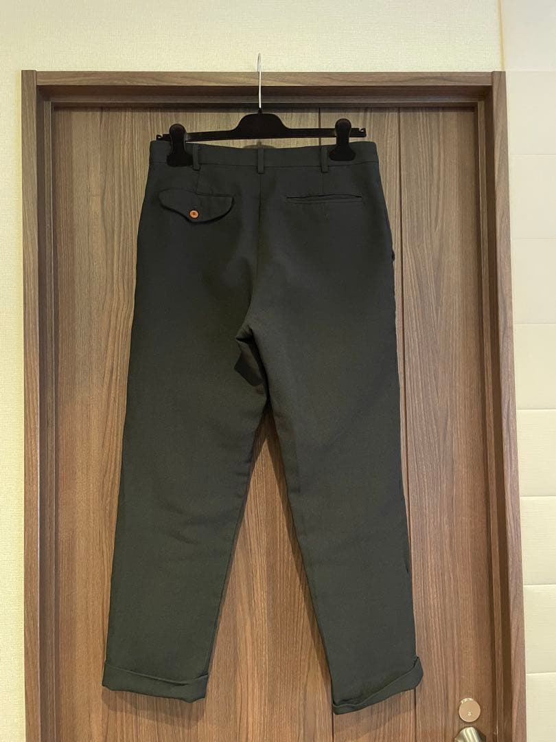 COMME des GARCONS HOMME PLUS ポリエステル縮絨パンツ