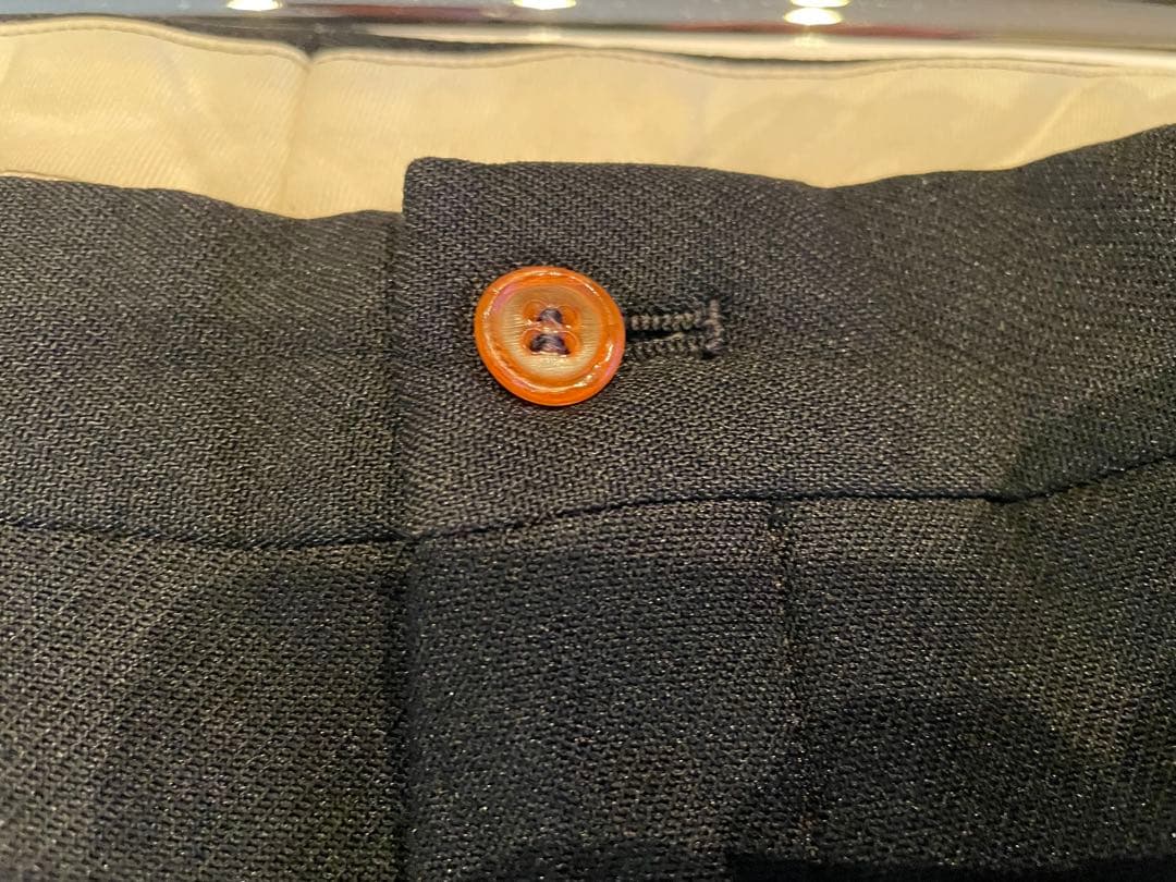 COMME des GARCONS HOMME PLUS ポリエステル縮絨パンツ