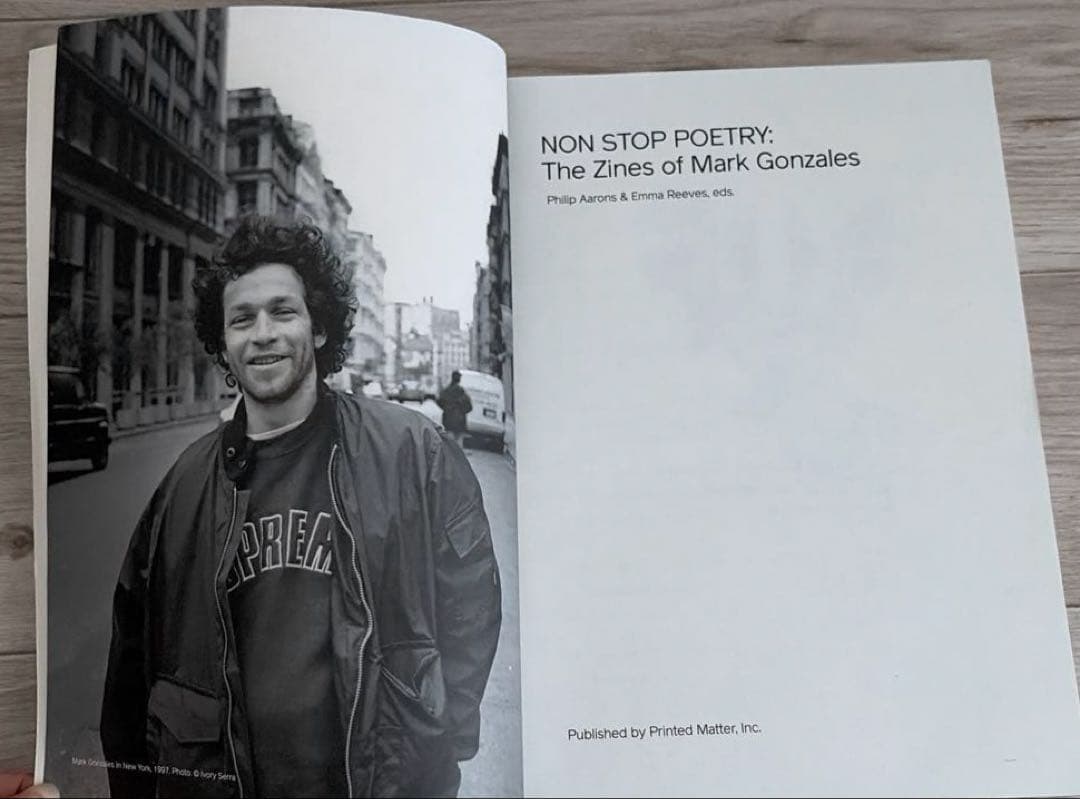 直筆サイン入り NONSTOPPOETRY:The Zines of Mark