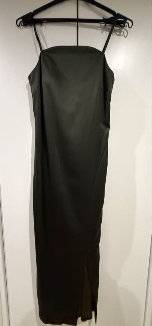 2WAY VOLUME FRILL BOLERO SET DRESS カーキ S